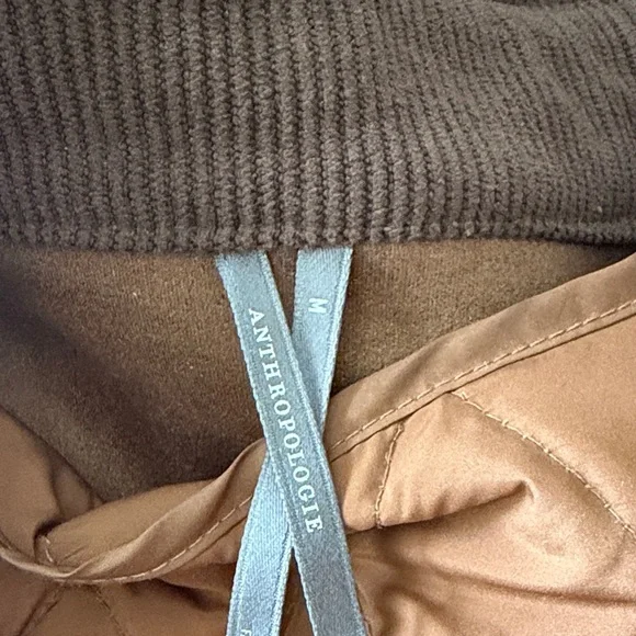 Anthropologie Women’s Brown Faux Suede Twofer Jacket - Medium - Picture 13 of 15